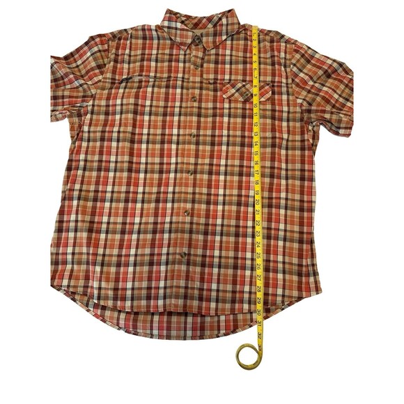 Duck Camp Men’s 2X Plaid Short Sleeve Outdoor Shirt Nylon Stretch Performance - Picture 4 of 4